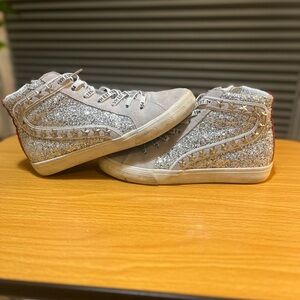 Vintage Havana Gadol star studded glitter high tops size 8
